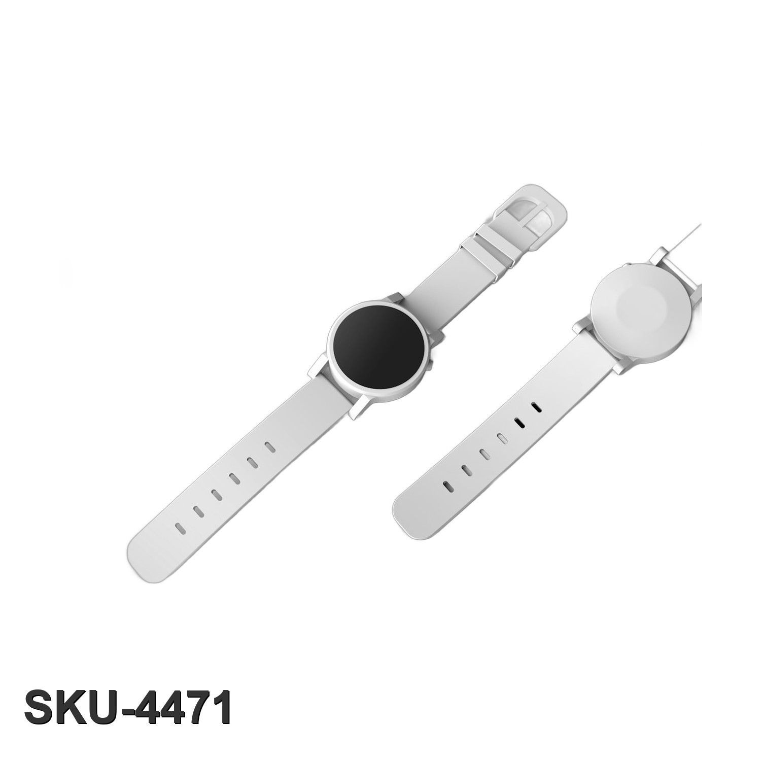 Watch with SKU label
