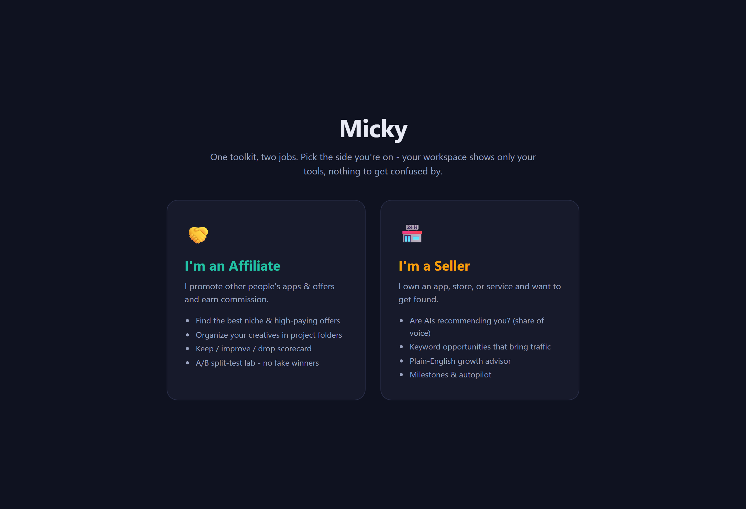 Micky app